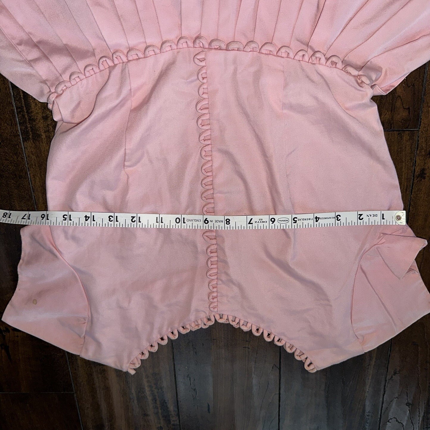 Vintage USA Rockabilly Womens Dress Pattern Pink 60s 70s Sanforized Princess