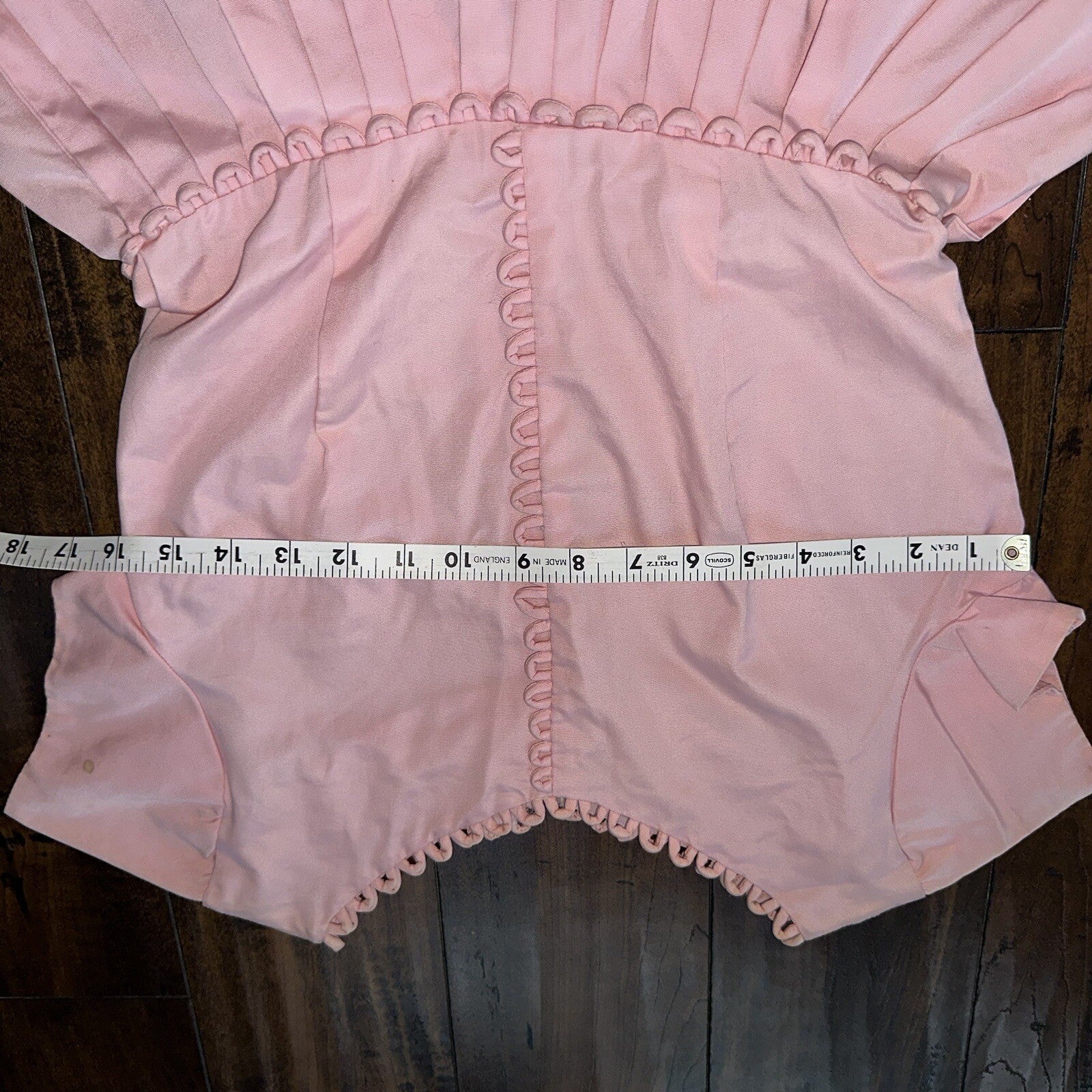 Vintage USA Rockabilly Womens Dress Pattern Pink 60s 70s Sanforized Princess