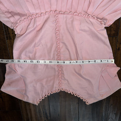 Vintage USA Rockabilly Womens Dress Pattern Pink 60s 70s Sanforized Princess