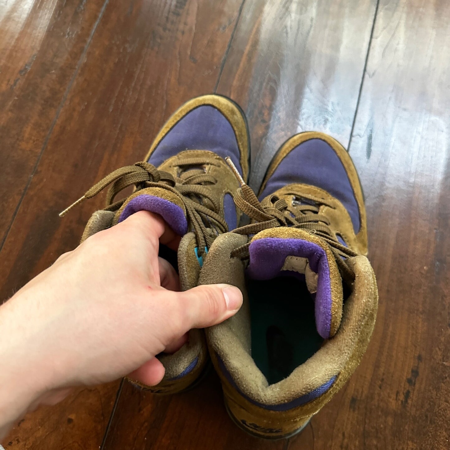 Vtg 90s Nike Caldera Plus Hiking Boots Womens Sz 7.5 Camp Trail Walking Travel