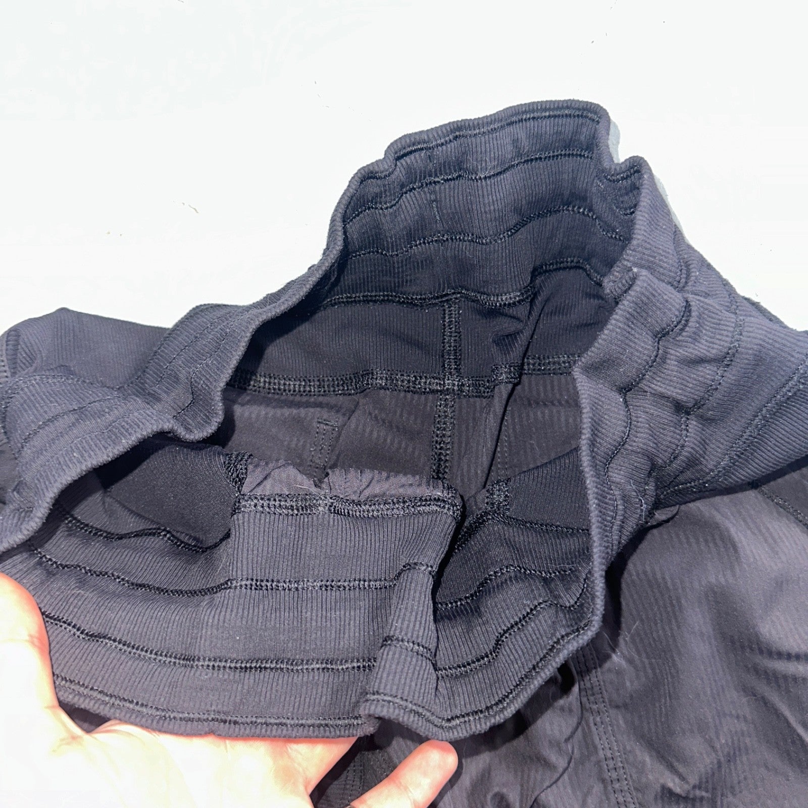 Lululemon Dance Studio Black Ruched Athletic Pants Unlined Women's Size Small