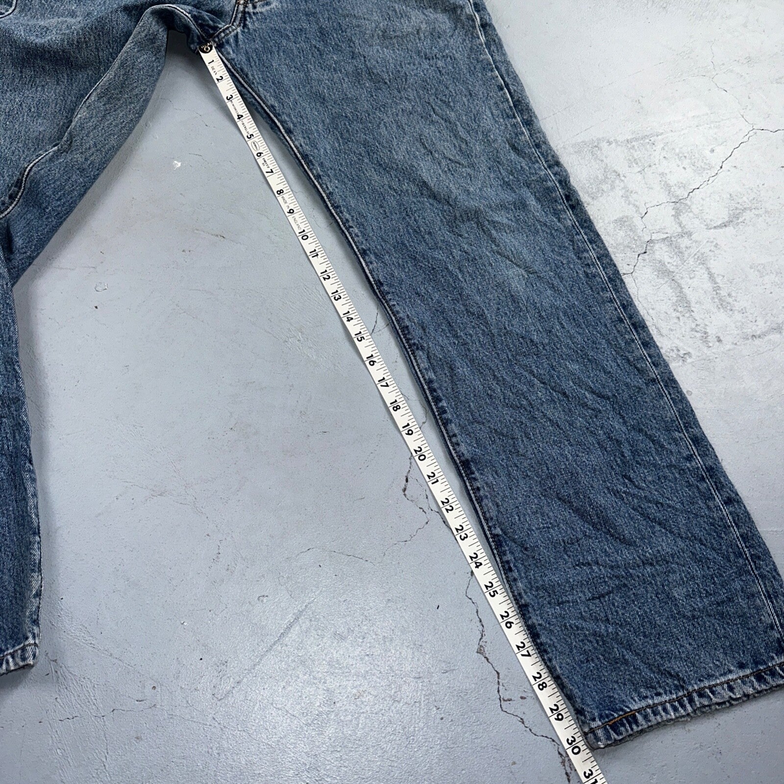 Levis 501 Vintage Y2K XX Straight Leg Jeans Blue 2003 Med Wash 34x32 Act 33x30