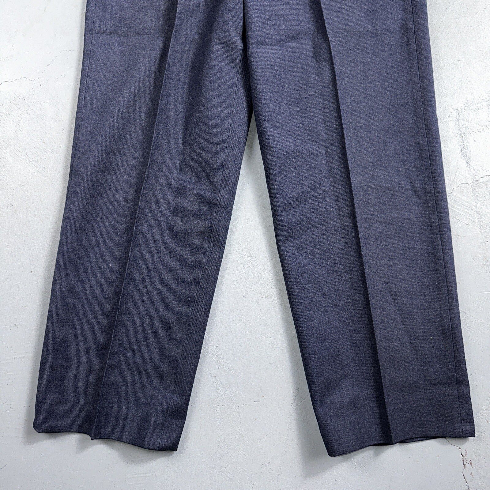 ORIGINAL WWII US ARMY M1944 WOOL COMBAT FIELD TROUSERS- SMALL 32 WAIST BLUE NAVY