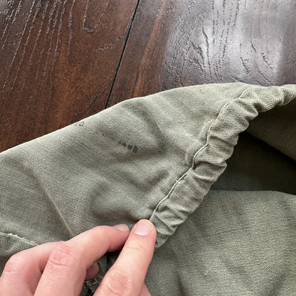 VTG WWII HBT Garment Laundry Bag Military Denim 1940s 40s 50s Stencil