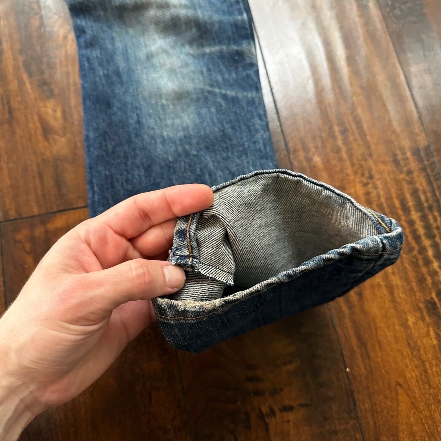 VTG 80s Levis Orange Tab 646 Bell Bottom Flares 33x31 Act 31x30 1980s 501