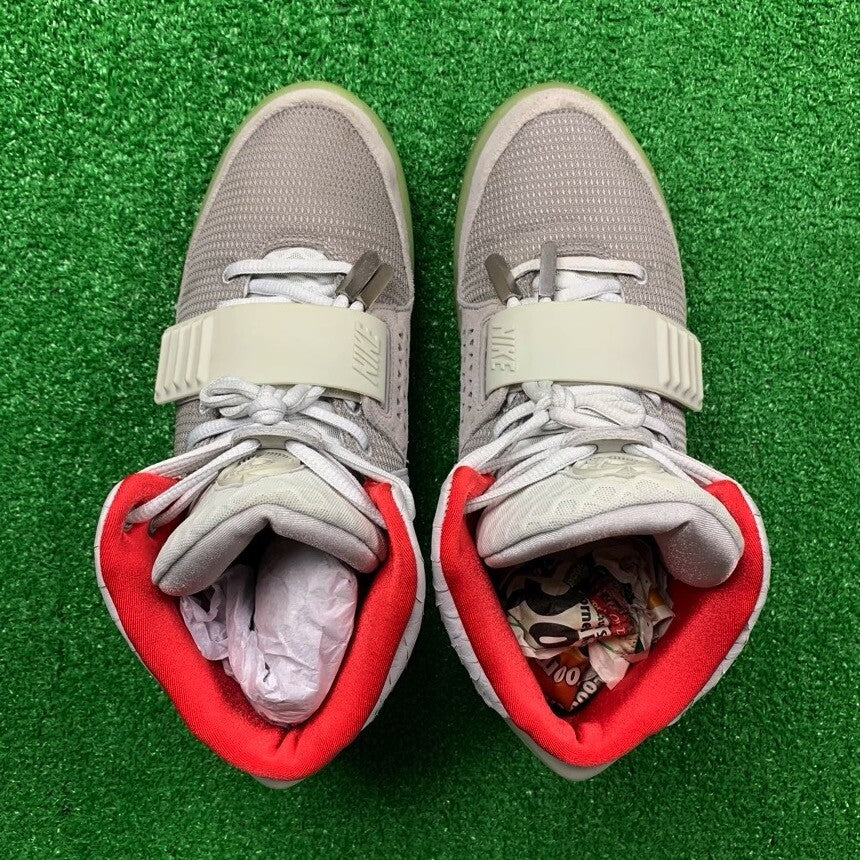 2012 Nike Air Yeezy 2 Platinum Sz 8.5 Kanye West 100% Authentic Rare Vintage OG