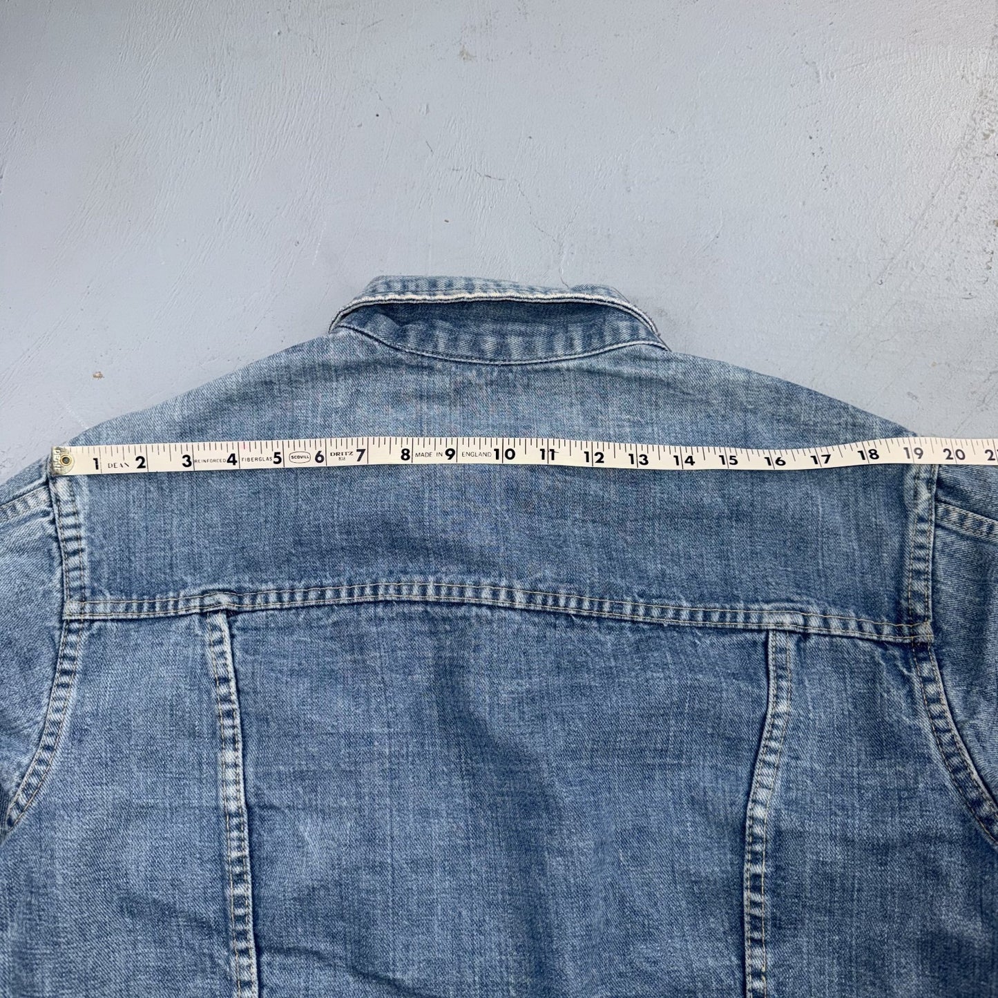 VTG Penneys Ranch Craft Selvedge Denim Jacket Cotton Type 2 Rockabilly 60s