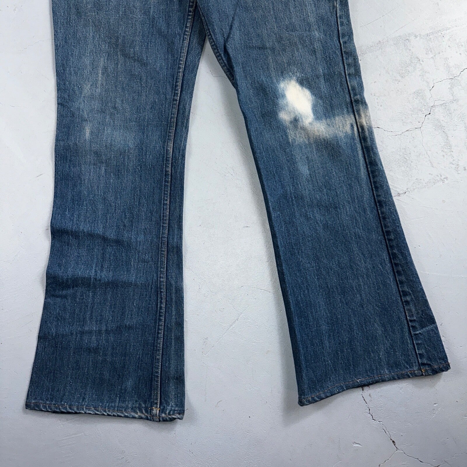 Levis 646 Vintage 70s USA Orange Tab Bootcut Flare Blue Bell Bottom Jeans 34x31