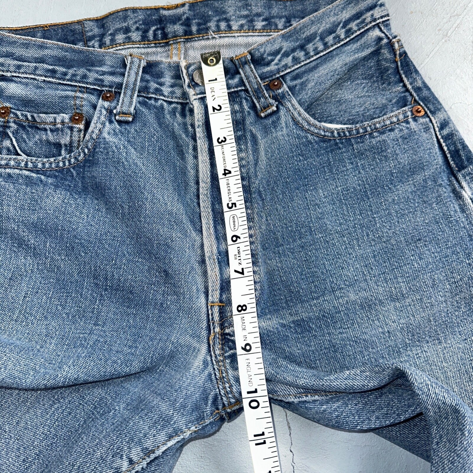 Levis 501 VTG 70s SS Redline Selvedge Jeans XX Med Wash 29x33 Act 26x29