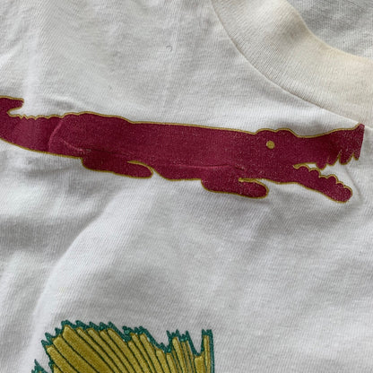 Florida Alligator T Shirt Crocodile Travel Rap 90s 80s Summer Beach Vibe Music