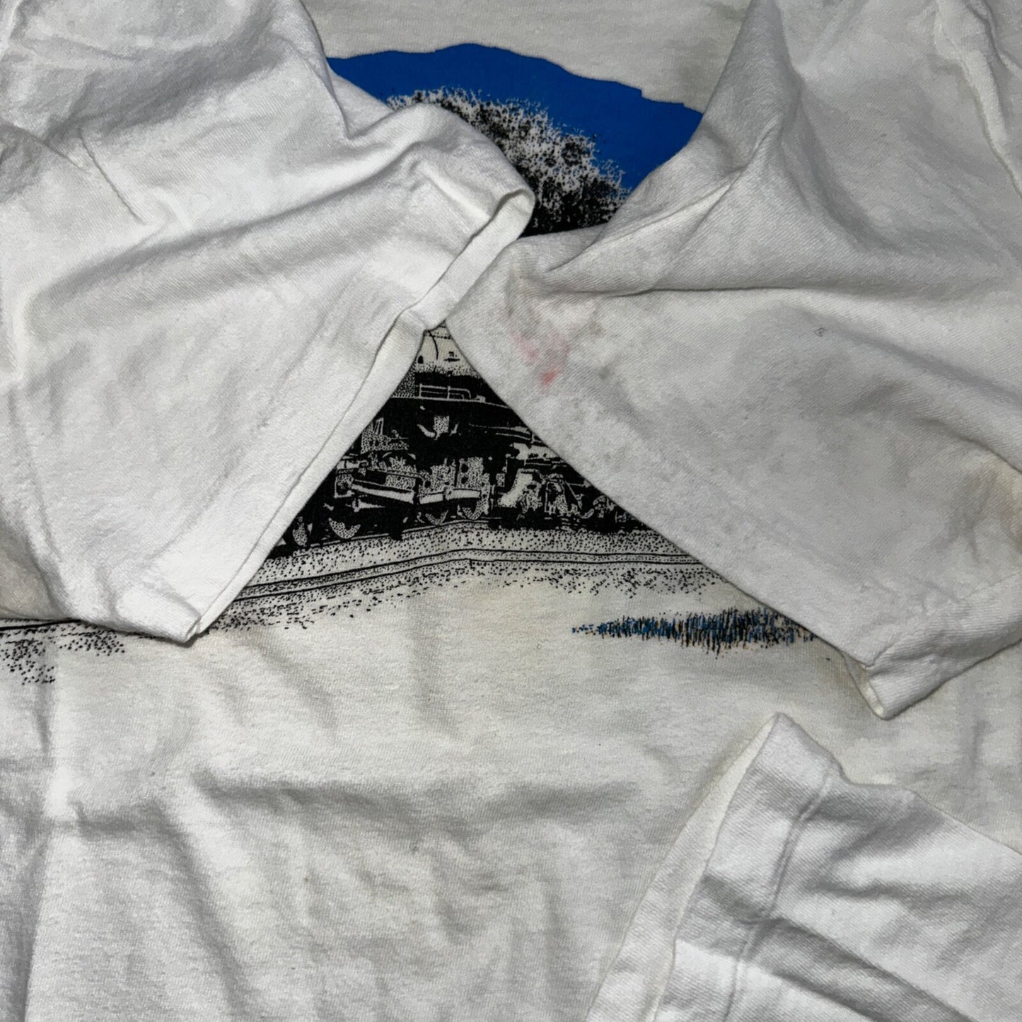 Union Pacific 70s USA VTG T Shirt Train 8444 Coast Stedman 1970s Graphic Cool