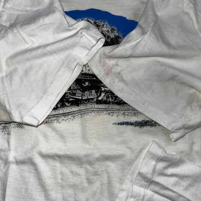 Union Pacific 70s USA VTG T Shirt Train 8444 Coast Stedman 1970s Graphic Cool