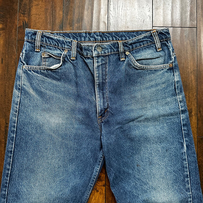 Vintage 90s Levis 505 Jeans Mens 38x30 Orange Tab Denim Canada 40505 35x29