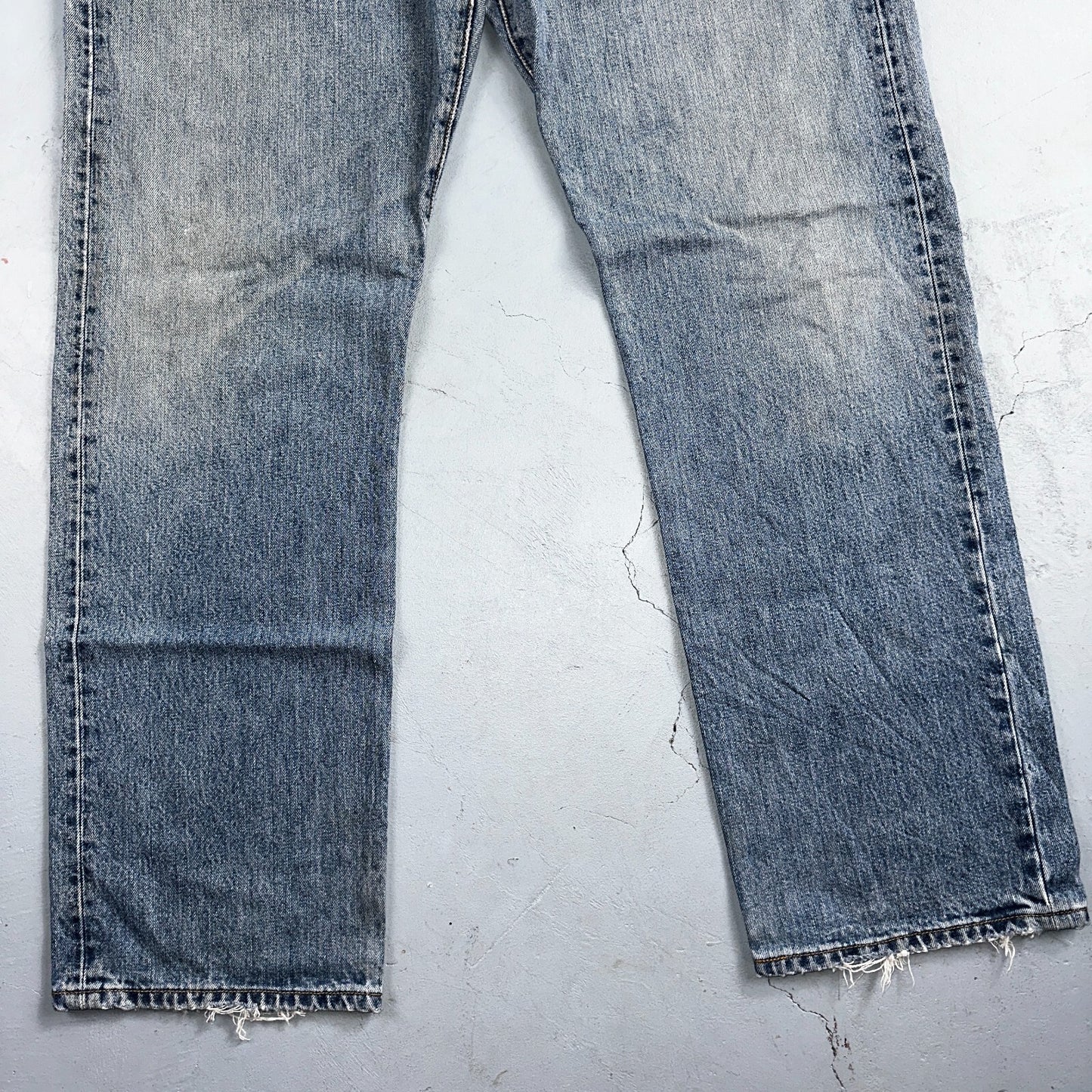 Levis 501 Vintage 90s XX Straight Leg Jeans Y2K Light Wash 38x32 Act 38x32