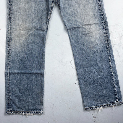 Levis 501 Vintage 90s XX Straight Leg Jeans Y2K Light Wash 38x32 Act 38x32