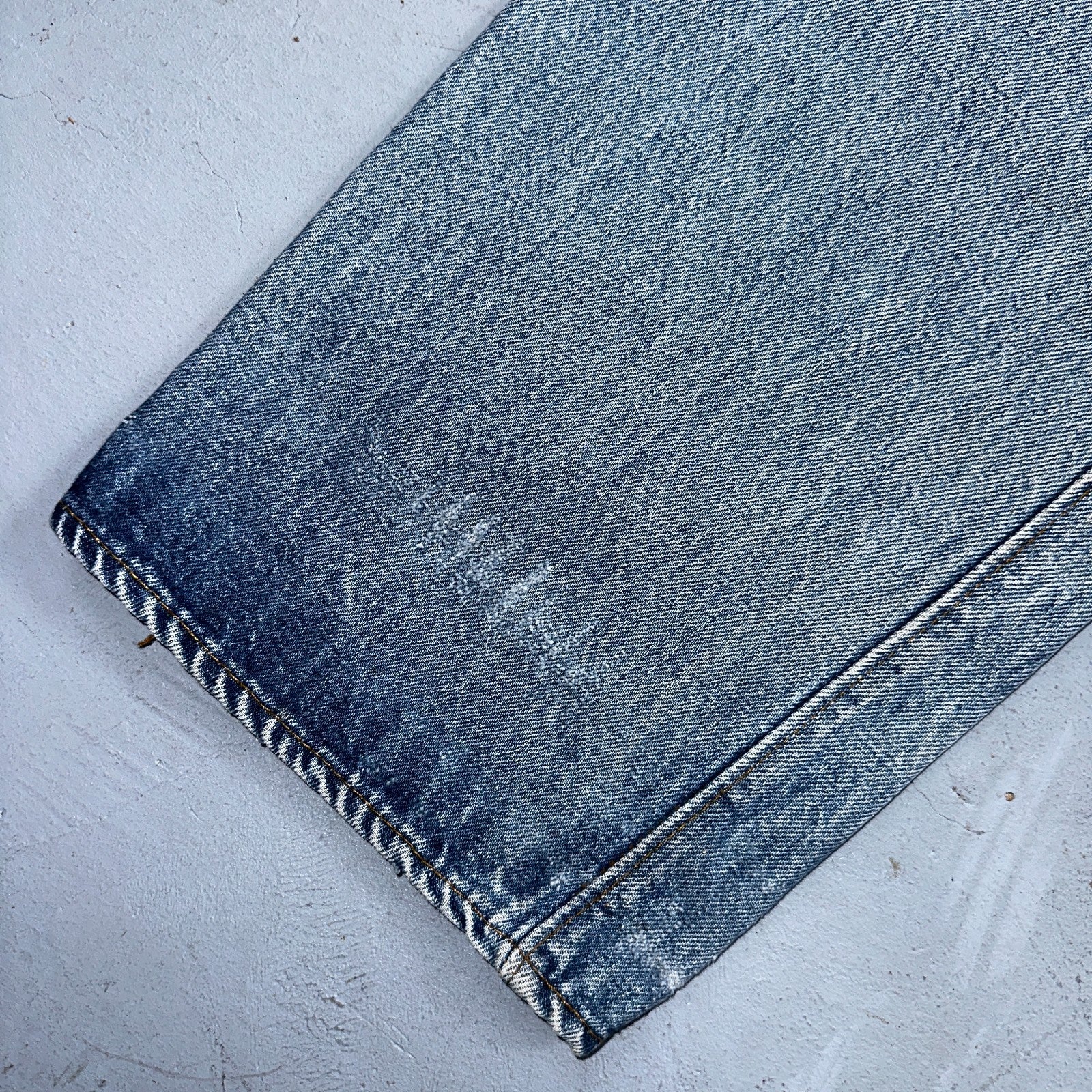 Levis 501 Vintage 80s Redline Selvedge USA XX Jeans Light Wash 36x36 Act 33x31
