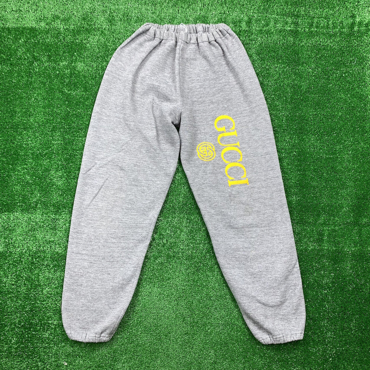 Gubci Trousers Men GG Jacquard Jogging Trousers Small Vintage 90s Sweatpants