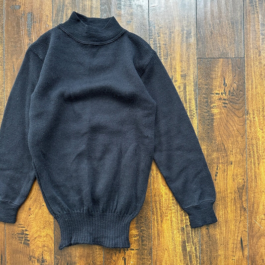Vintage WW2 WWII USN Navy Deck Watch Wool Sailor's Sweater 1940s 40s Knit Rare