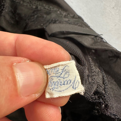 VTG Vanity Fair 1970s Lingerie Slip Dress Sleepwear Full Sweep Nightgown Lace