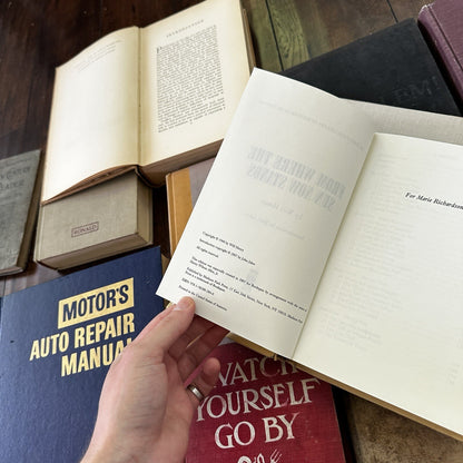 Lot 18 Cool Old Vintage Antique Rare Hardcover Random Books Green Coffee Table