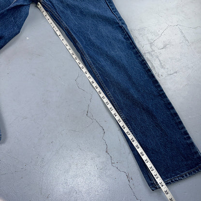 Levis 505 Vintage 90s USA Orange Tab Jeans 38x34 Blue Med Wash 501 Act 36x34