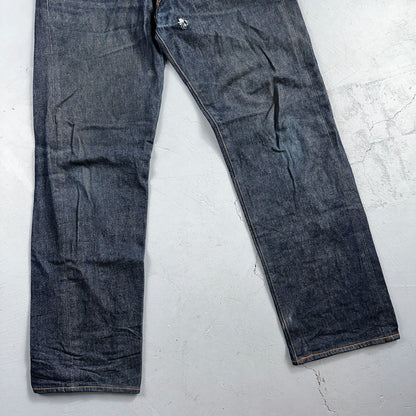 Levis 501 Y2K XX Straight Leg Jeans Blue VTG Dark Wash 34x31 Act 35x30