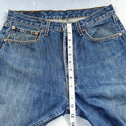 Levis 501 Vintage Y2K Europe Straight Leg Jeans 32x30 90s Med Wash Act 30x29