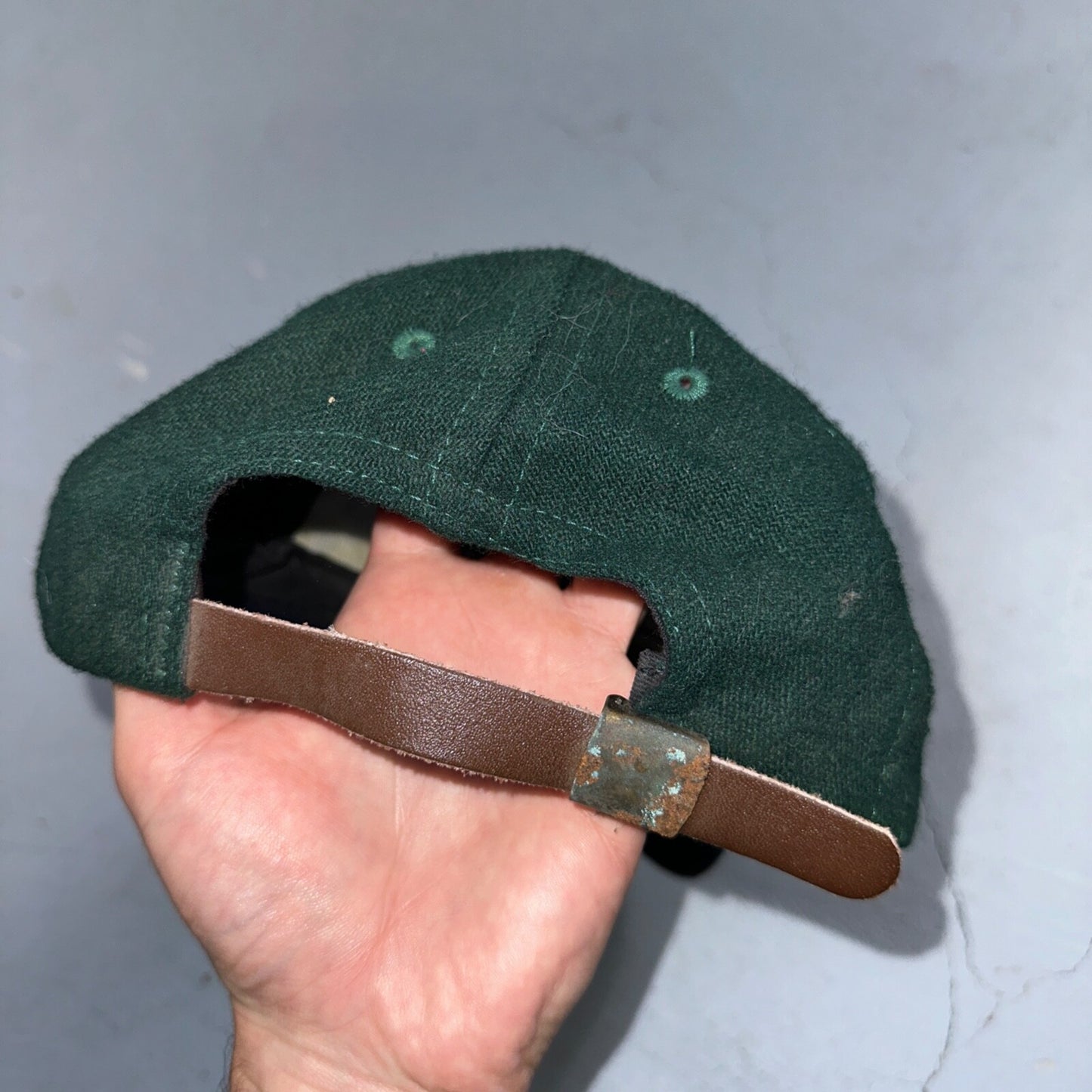 Money Store Funny VTG Hat Cap Snapback Green Blue Cash USA Made Quote Text