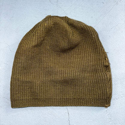 Vintage WWII Watch Cap Hat A-4 Rare Green Air Force Army 40s 50s Military A4 WW2