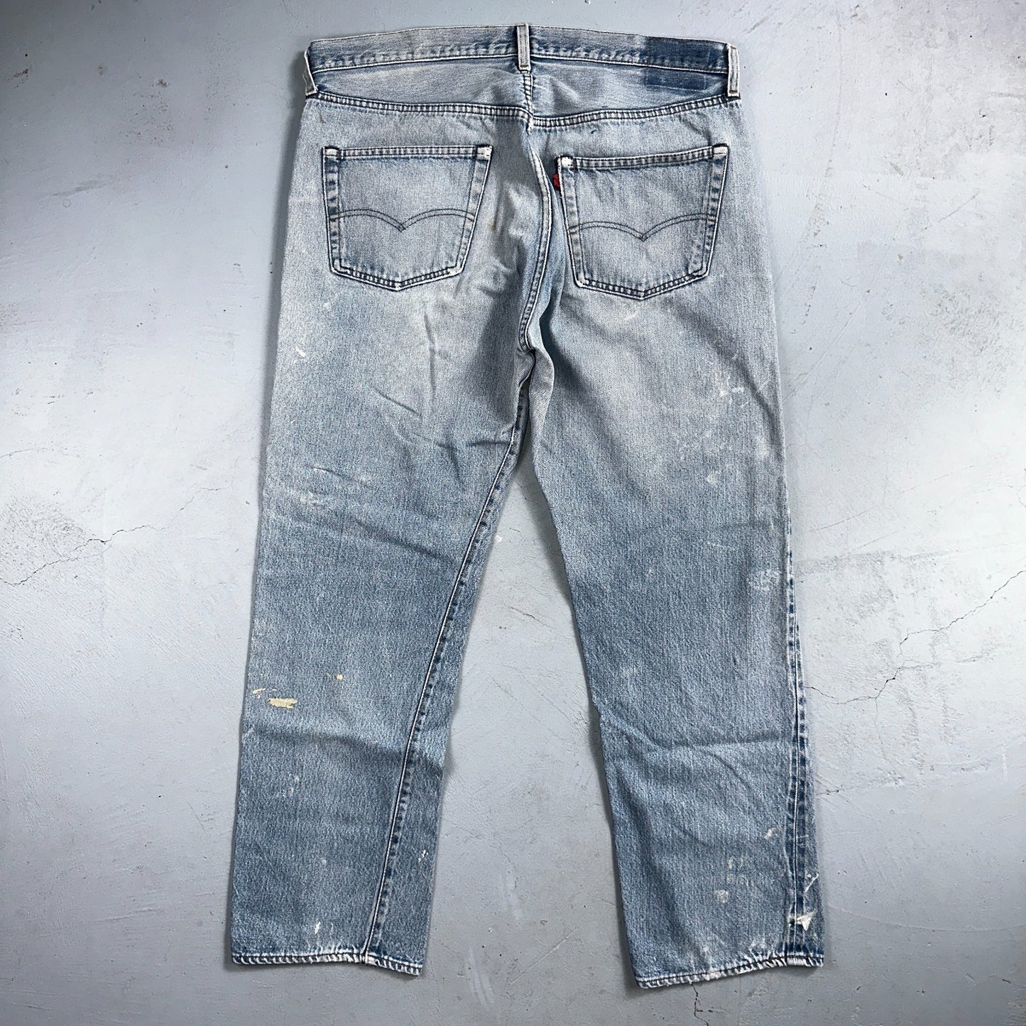 Levis 501 Vintage 80s Redline Selvedge USA XX Jeans Light Wash 40x33 Act 38x30