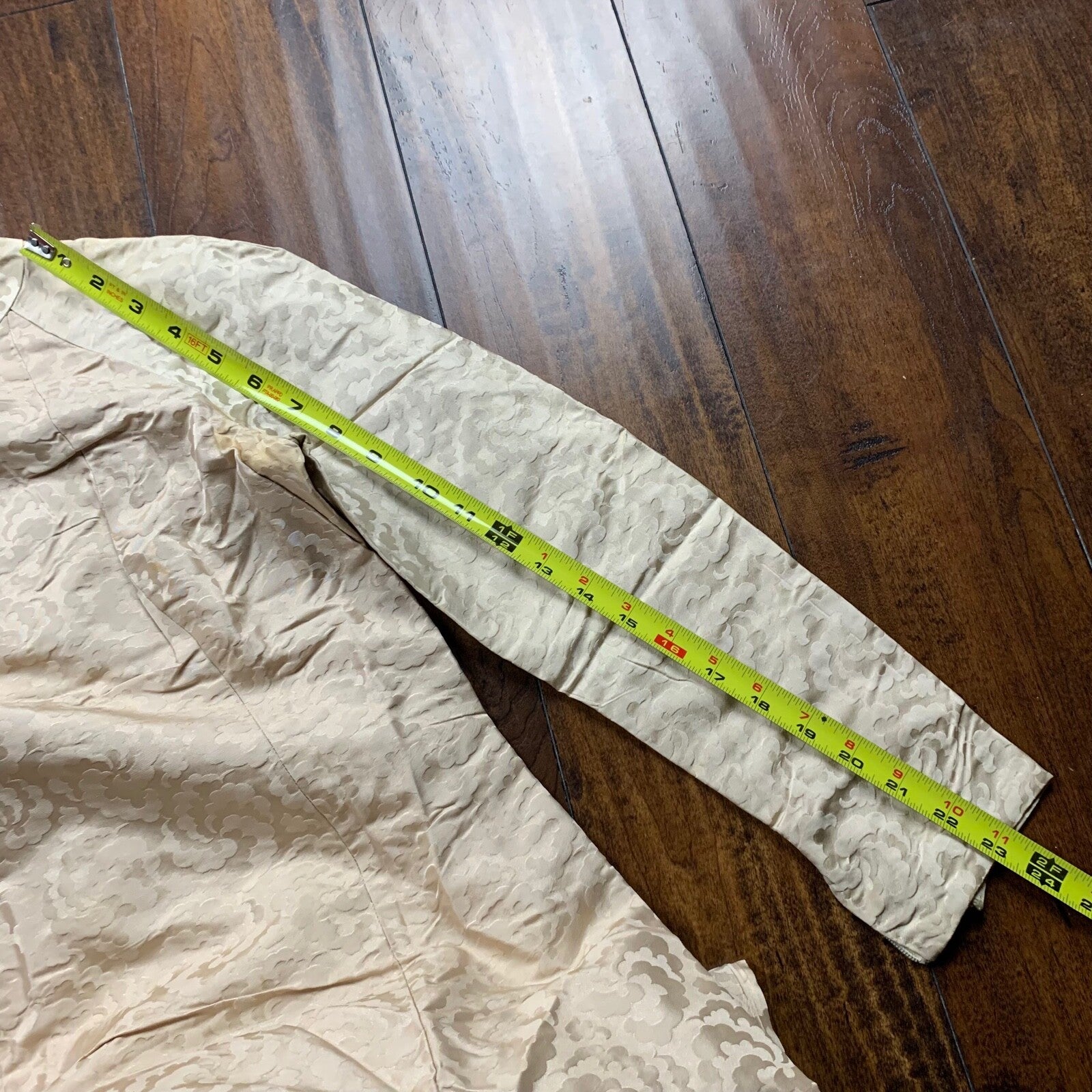 VTG USA Rockabilly Womens Dress Pattern Cream 60s 70s Top Bottom Sanforized