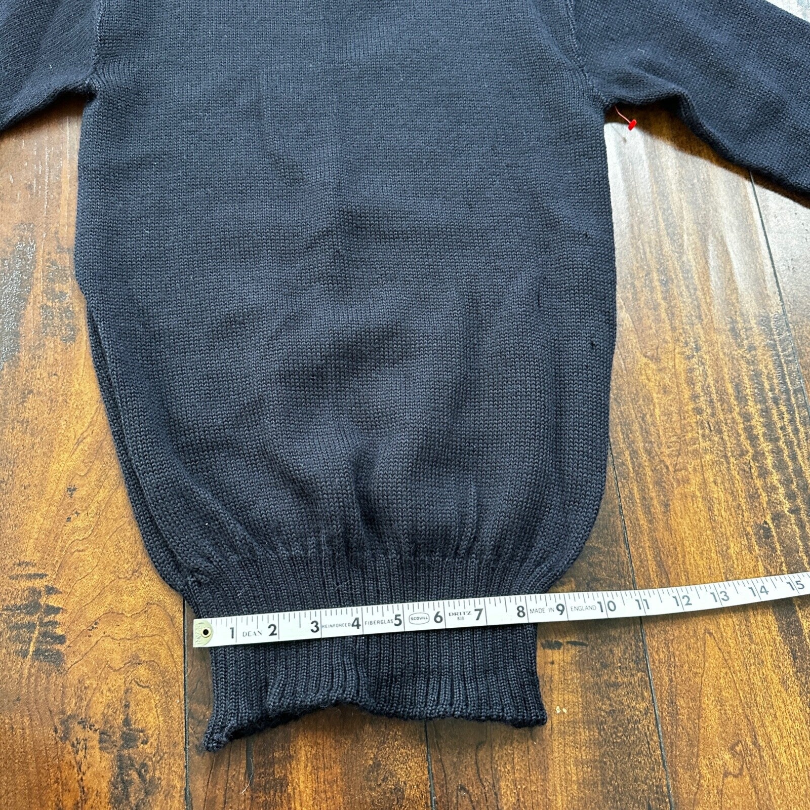 Vintage WW2 WWII USN Navy Deck Watch Wool Sailor's Sweater 1940s 40s Knit Rare