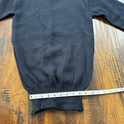 Vintage WW2 WWII USN Navy Deck Watch Wool Sailor's Sweater 1940s 40s Knit Rare