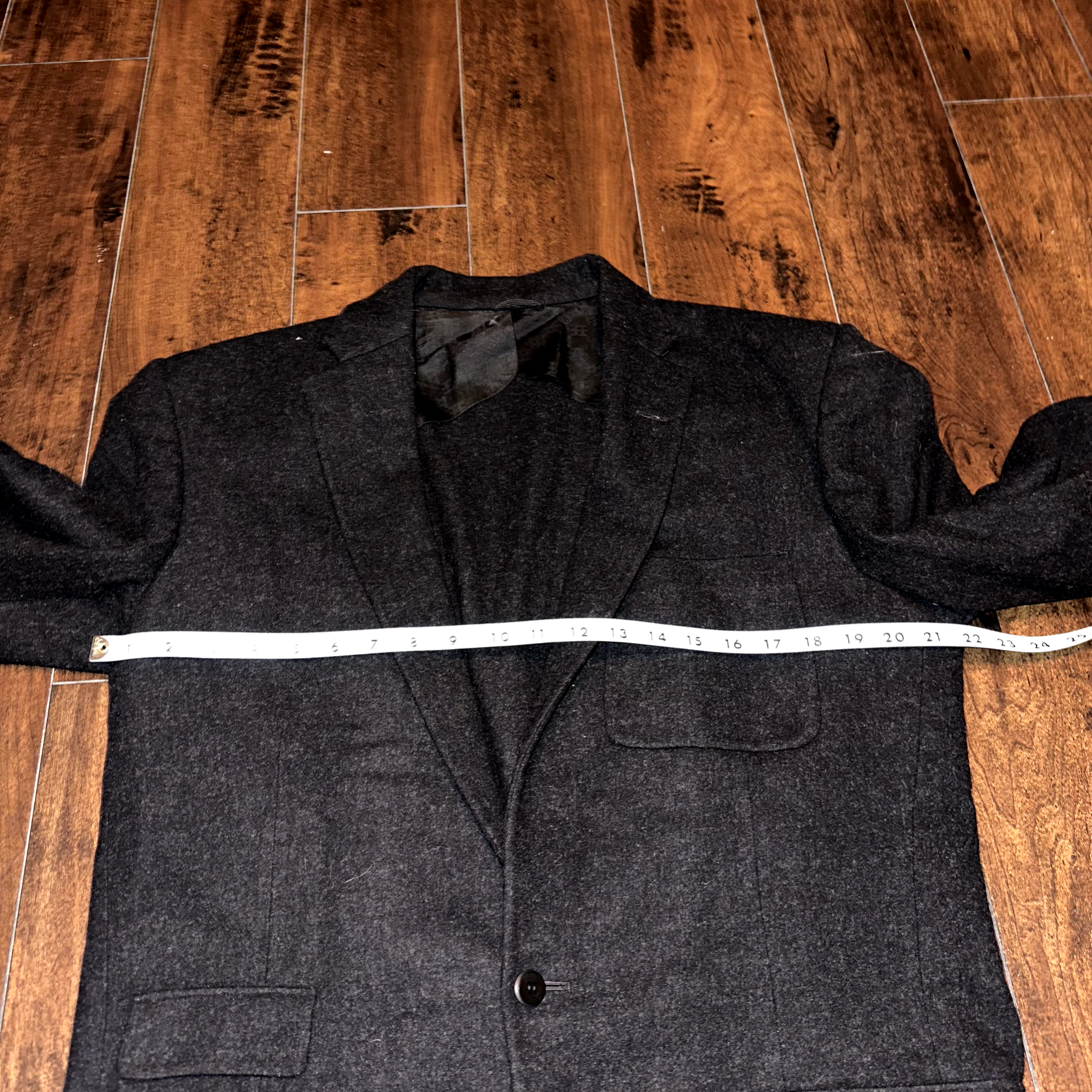 VTG 60s Amalgamated Union Made USA Wool Jacket Suit 42 1960s Blazer Black