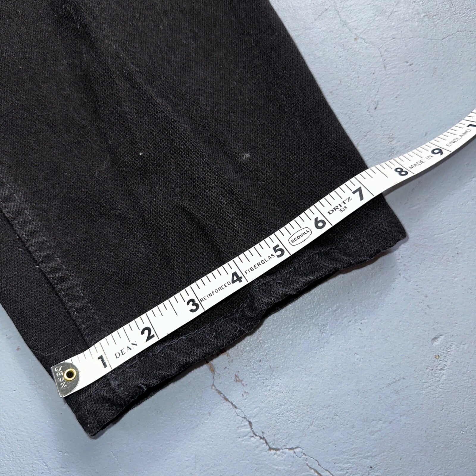 Levis 505 Vintage 90s USA Red Tab Jeans 36x30 Black Wash 1992 501 Act 36x29