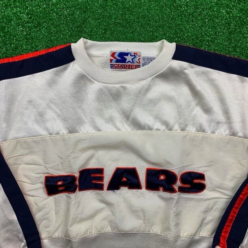 Vintage Starter Chicago Bears NFL Crewneck Sweatshirt S Champion 90s Football