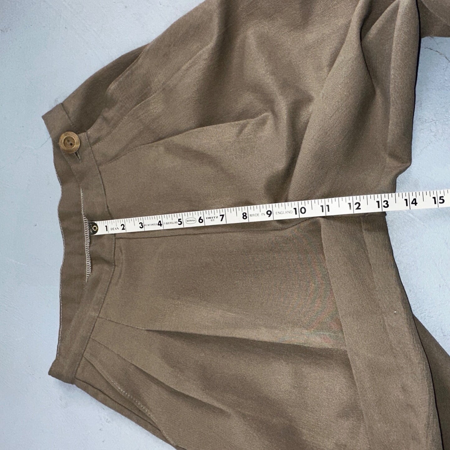 VTG Brown Casual Pants Cropped 26 Capri Y2K VTG Every Day Comfy