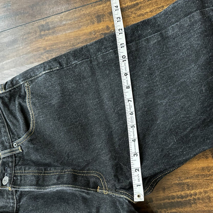 Levis 501 Vintage Y2K Straight Leg XX 2000s Jeans 32x29 Black Wash 35x32