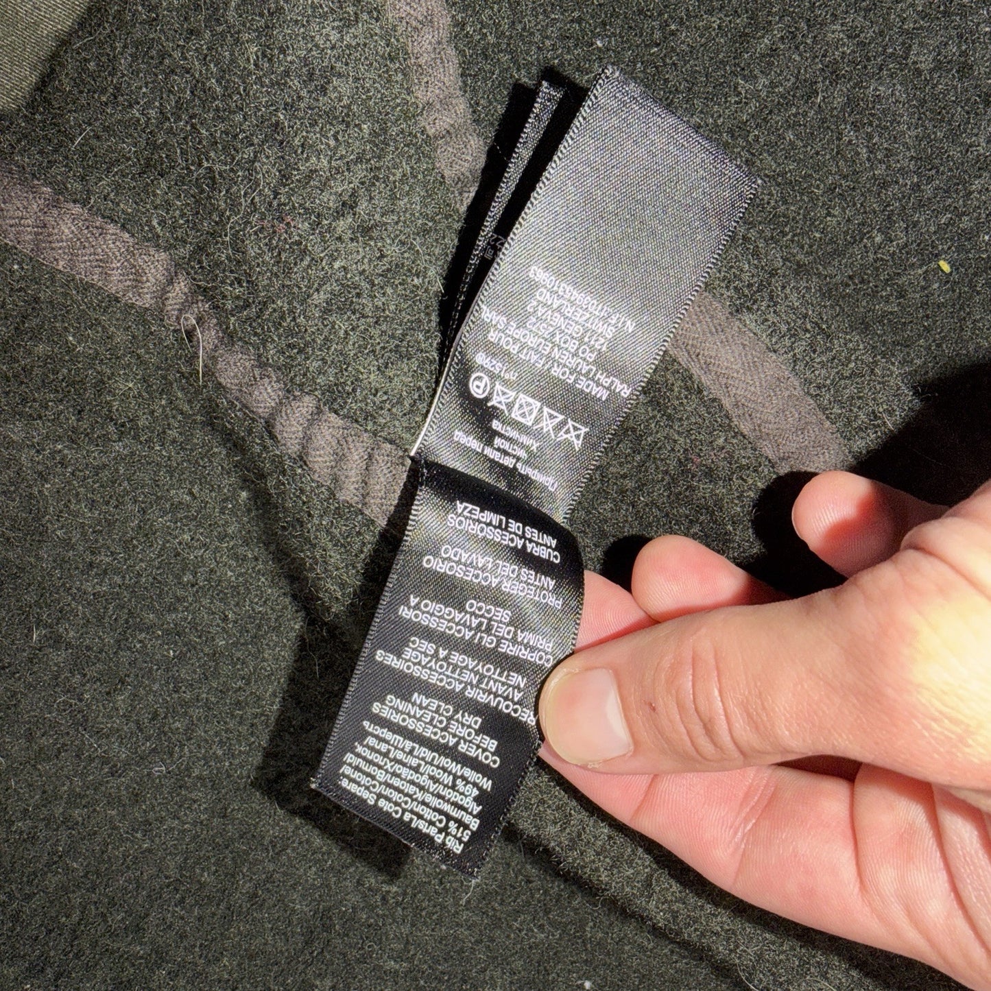 RRL Double RL Ralph Lauren Browns Beach Knit Jacket Black Gray Snap Size Small