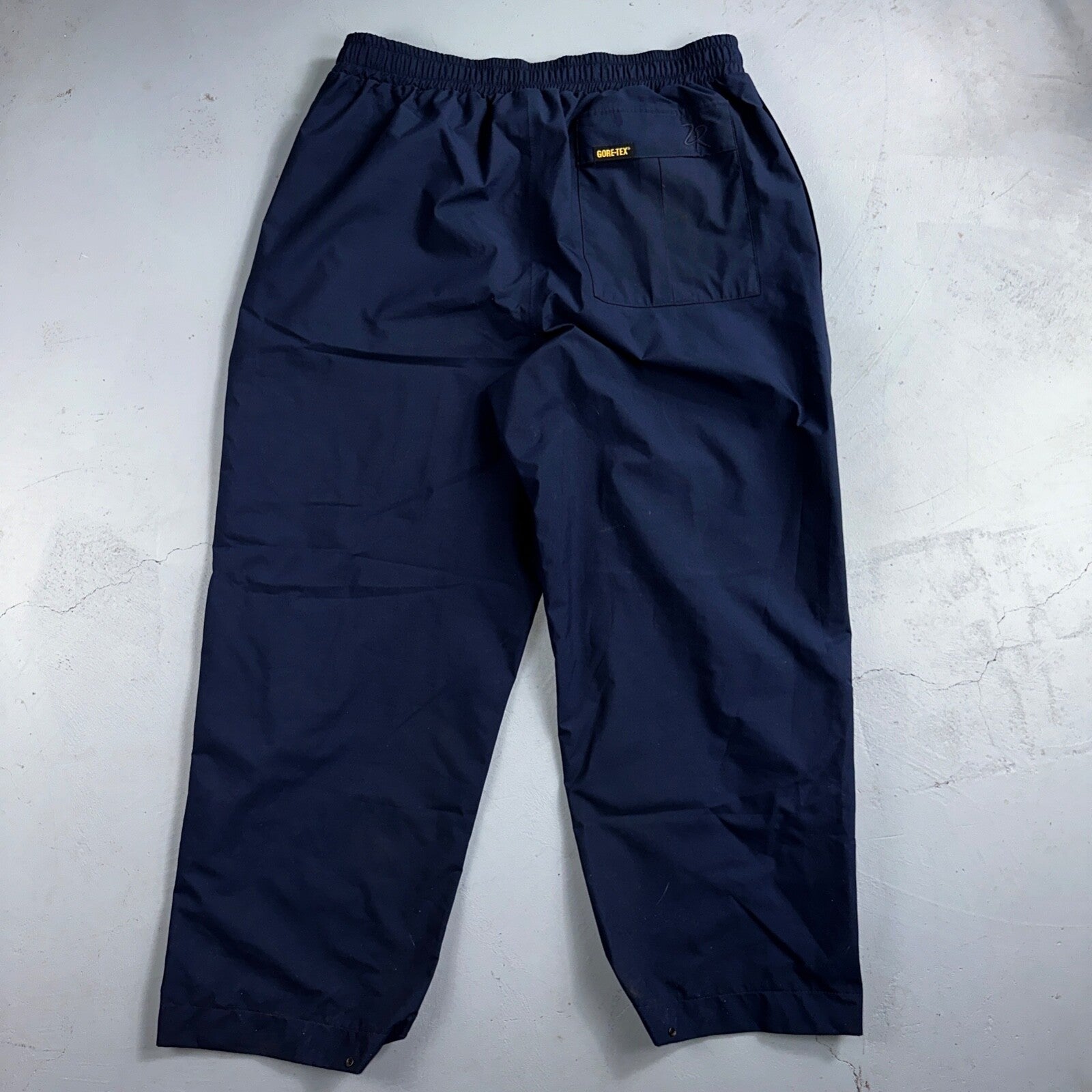 Zero Restriction ZR USA Navy Blue Gore-Tex Mens Water Resistant Pants Sz XL