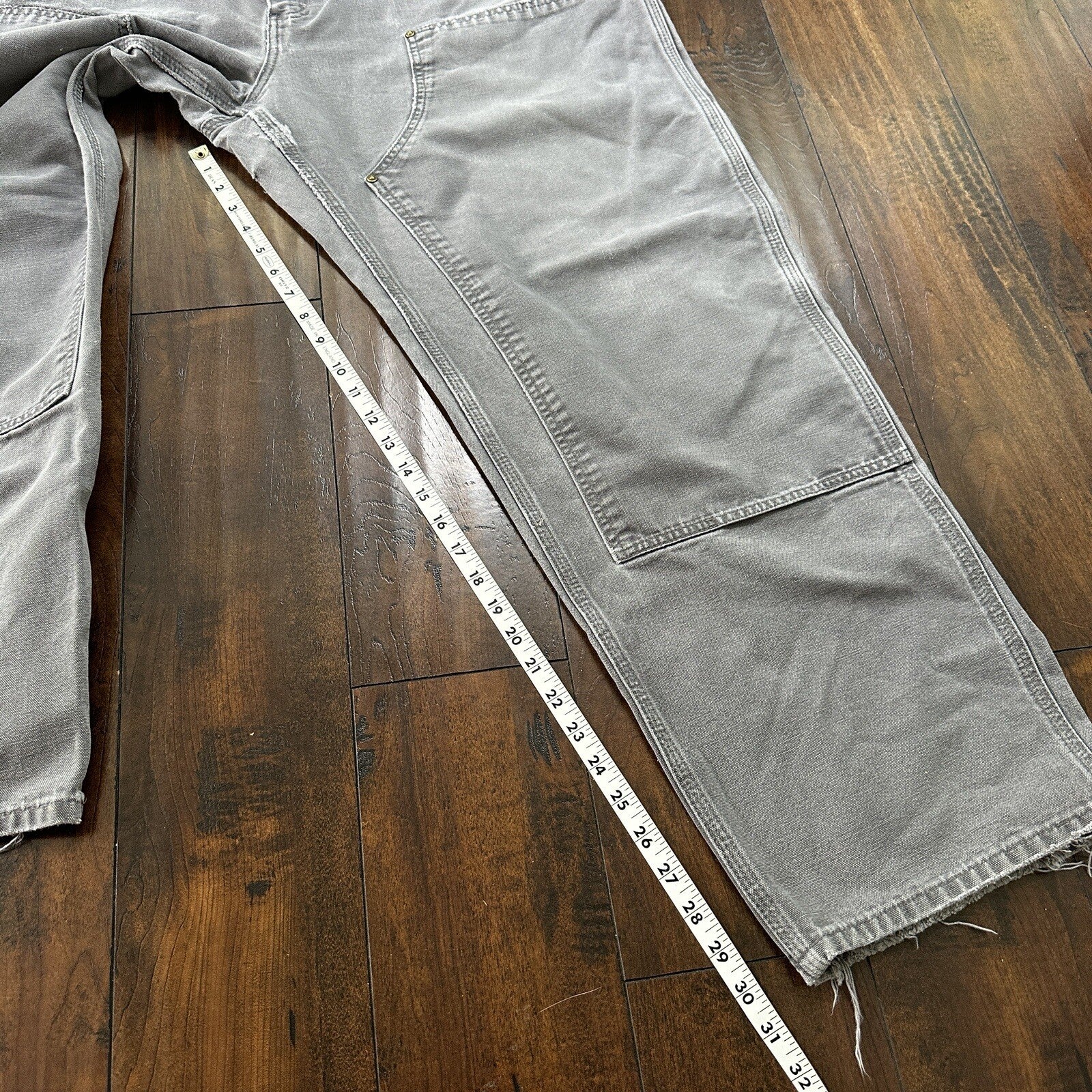 Carhartt B136 GVL Double Knee Carpenter Pants Size 44x34 (Fits 40x30) Dungaree