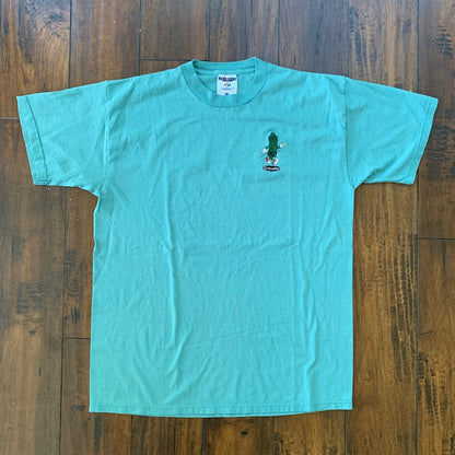 Crayola Crayons Vintage T Shirt Elementary School Nostalgia Green Cute Rap Band