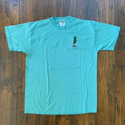 Crayola Crayons Vintage T Shirt Elementary School Nostalgia Green Cute Rap Band