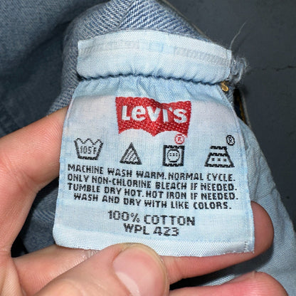 Levis 501 Vintage 90s Mexico Straight Leg Jeans 40x32 Y2K Light Wash Act 37x30