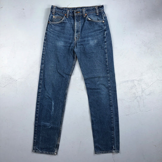 Levis 505 Vintage 90s Orange Tab Jeans Blue Med 501 Wash 33x34 Act 31x33