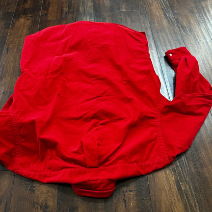 Polo Ralph Lauren Red Button Down Work Shirt Dress Vtg Up Y2K 90s Western Blake