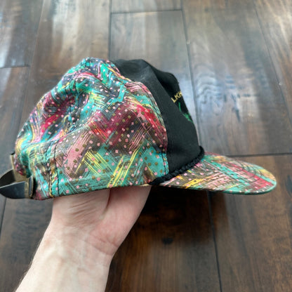 Elkorn Valley Disco Print Vintage Hat Cap Snapback 80s 90s USA Oregon Travel Rap