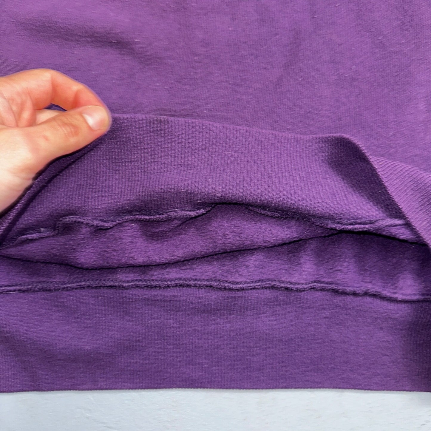 Oregon Flowers Art Painting VTG 90s Crewneck Sweatshirt 1990s Purple XL Hanes