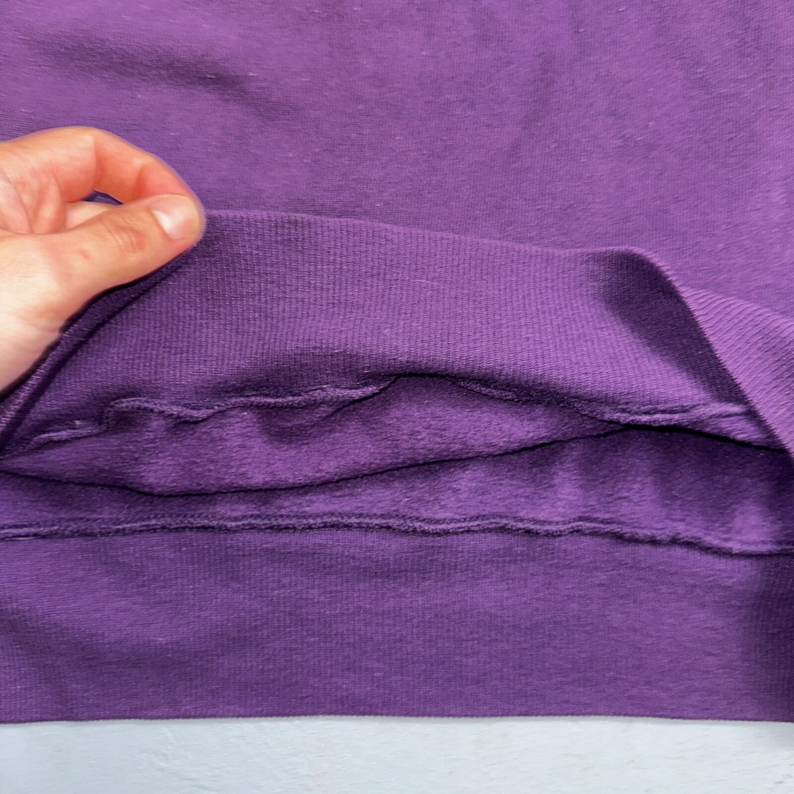 Oregon Flowers Art Painting VTG 90s Crewneck Sweatshirt 1990s Purple XL Hanes