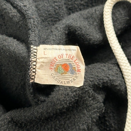 Vintage 70s FOTL Fleece Sweatpants Adult L Black Made In USA Champion 1970s